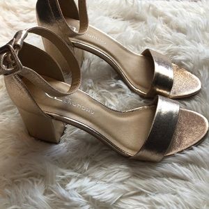 CL by Laundry gold heels